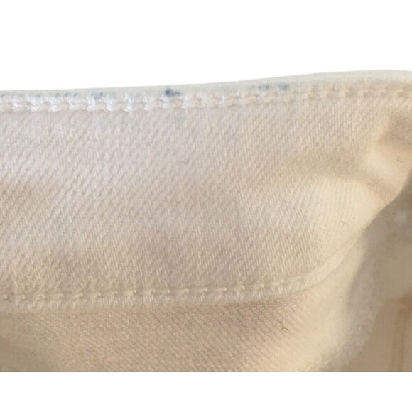 Lagence Jeans Women's Size 28 White Blanc Kendra Cropped Flare Raw Hem - Picture 7 of 9